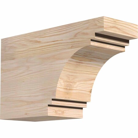 Ekena Millwork Pescadero Smooth Rafter Tail, Douglas Fir, 5 1/2"W x 10"H x 16"L RFT06X10X16PEC00SDF